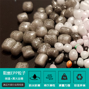 阻燃EPP粒(li)子